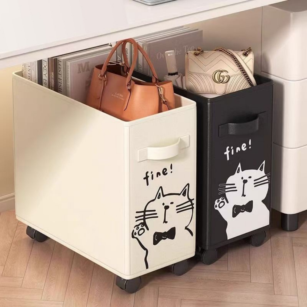 Rolling File Cart - Rolling Storage Bin Under Desk Mobile