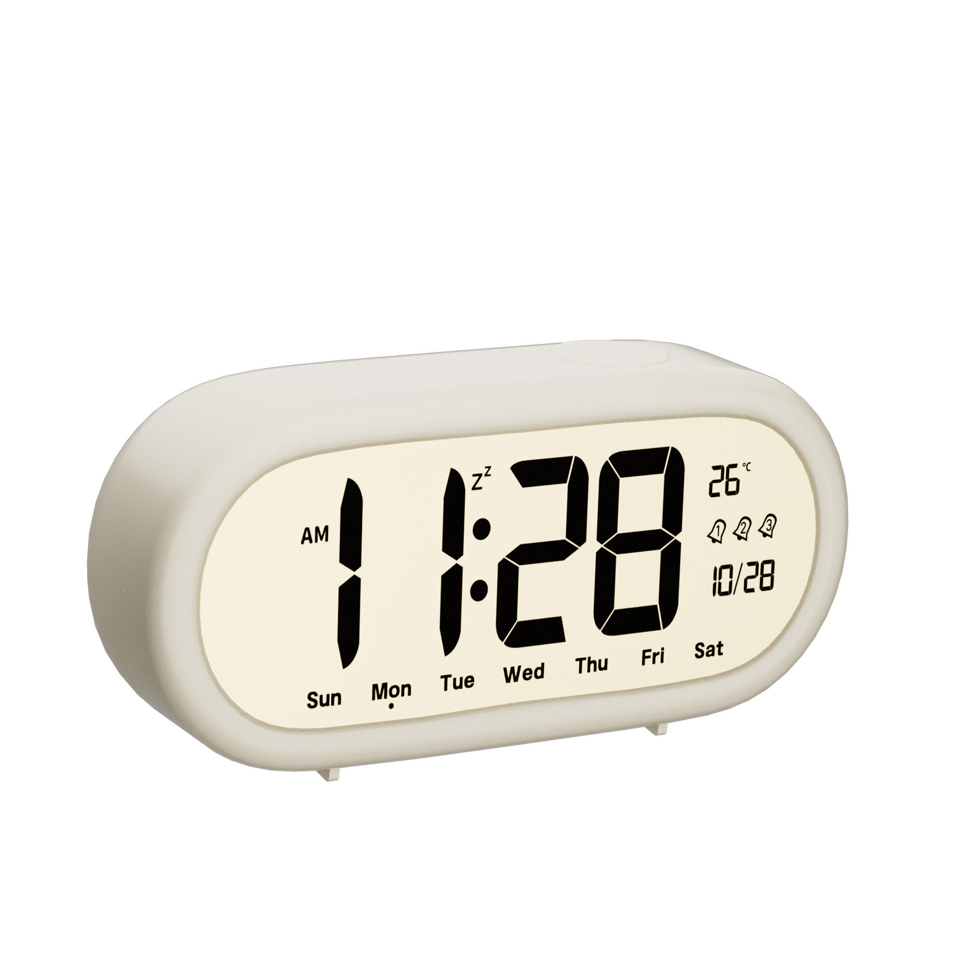 Led Desk Clock - LCD Alarm Clock Digital Alarm Clock
