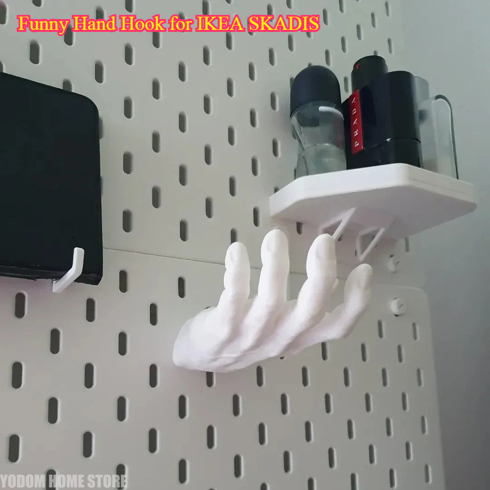 Home Office Ikea - Funny Hand Hook for IKEA SKADIS