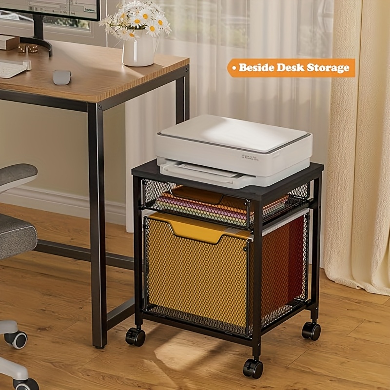 Rolling File Cart - Rolling file cabinet cart, printer stand