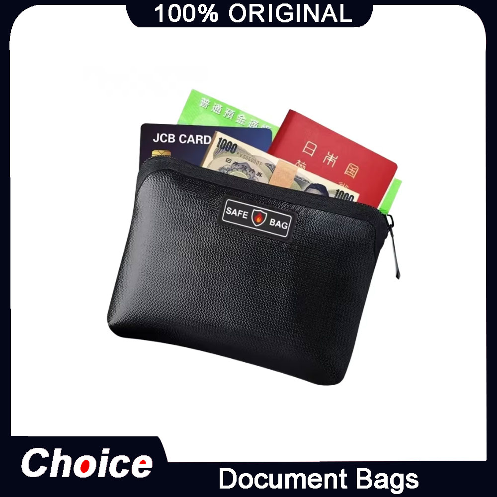 Home Office Bagas - Fireproof Waterproof Document Bags Liquid Silicone