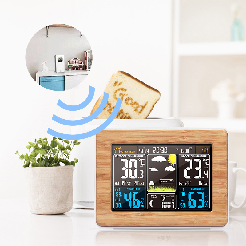 Led Desk Clock - FanJu Đồng Hồ Báo Thức Kỹ