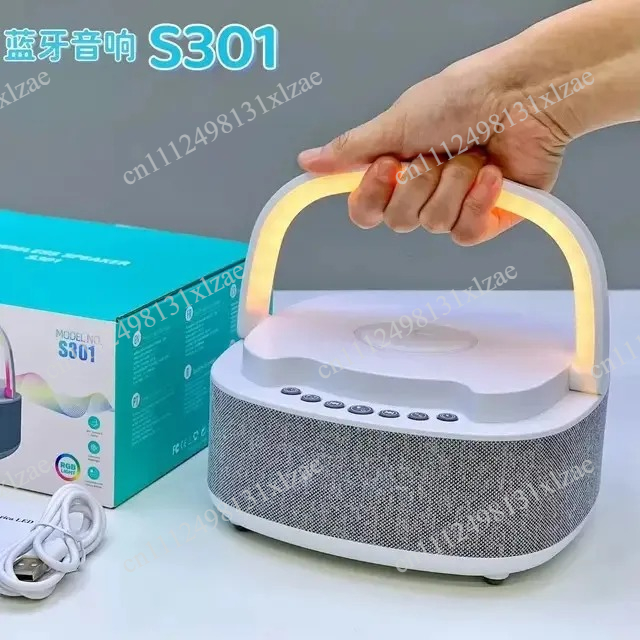 Led Desk Clock - Bluetooth speaker S301- LED alarm clock