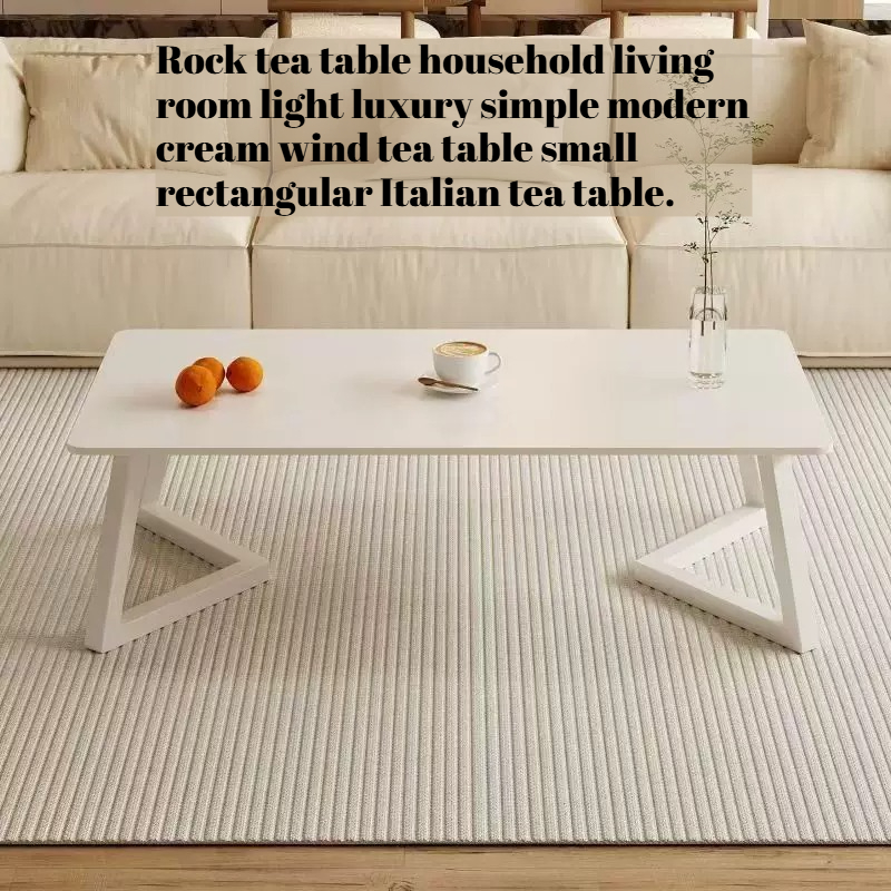 Home Office Japandi - Modern Center Coffe Table Couch Metal