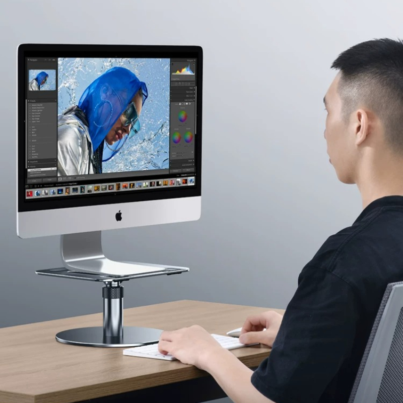 Height Adjustable Desktop PC S - đánh giá và giá Monitor Riser Stand