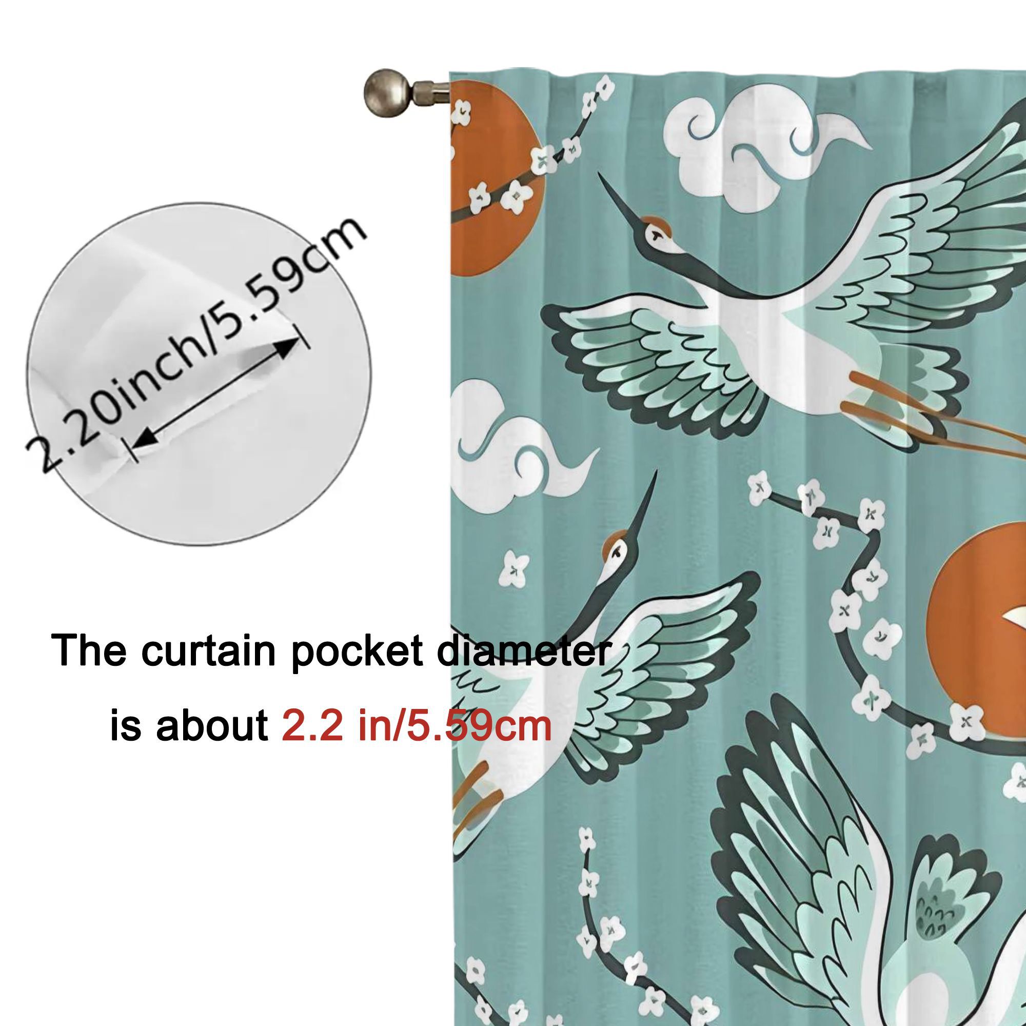 Elegant Teal Watercolor Bird C - đánh giá và giá Home Office Japandi