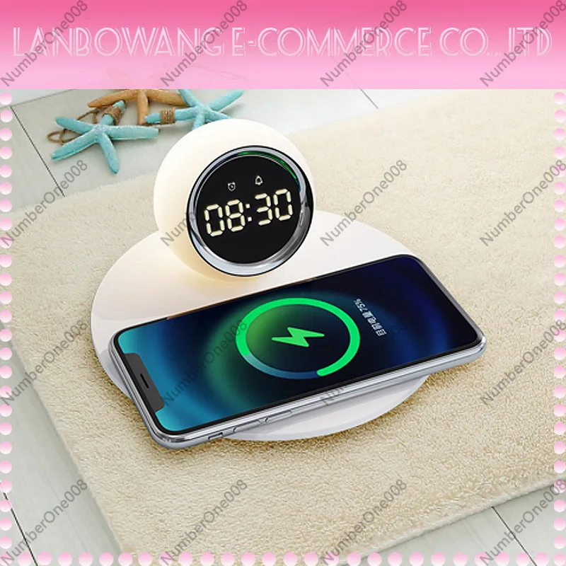Wireless Charger Night Light,  - đánh giá và giá Led Desk Clock
