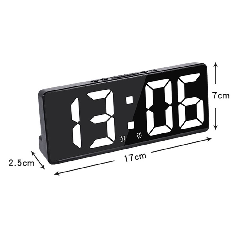 Voice Control Digital Alarm Cl - đánh giá và giá Led Desk Clock