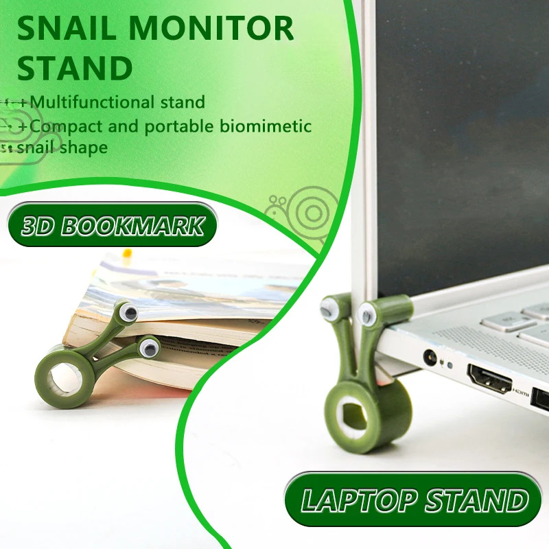 Cute and Quirky Snail-Shaped D - đánh giá và giá Monitor Riser Stand