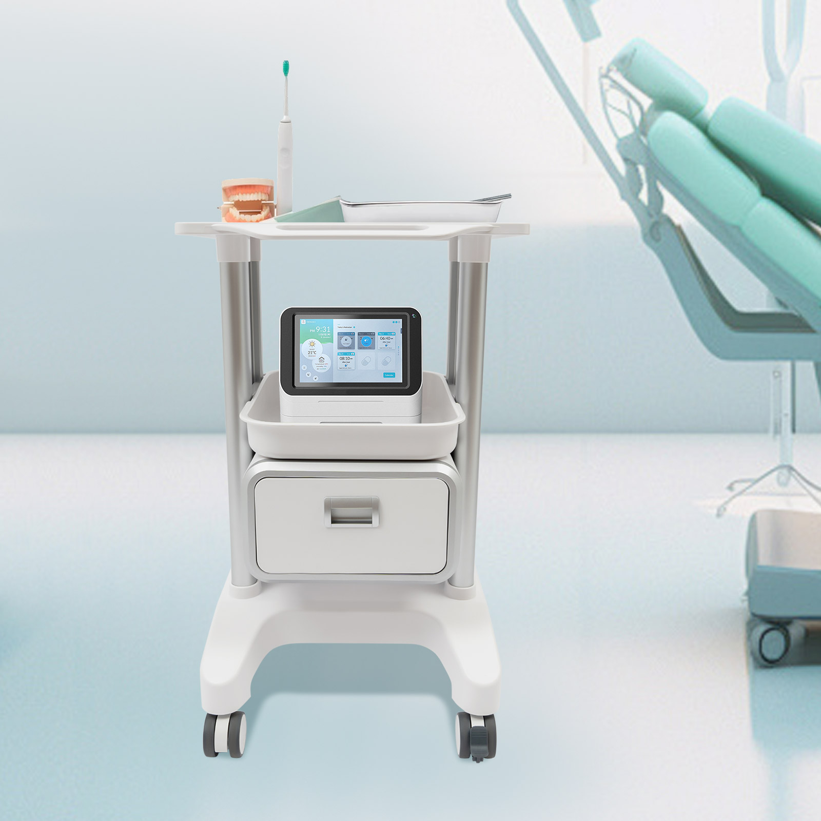 Salon Cart Medical Trolley 220 - đánh giá và giá Rolling File Cart