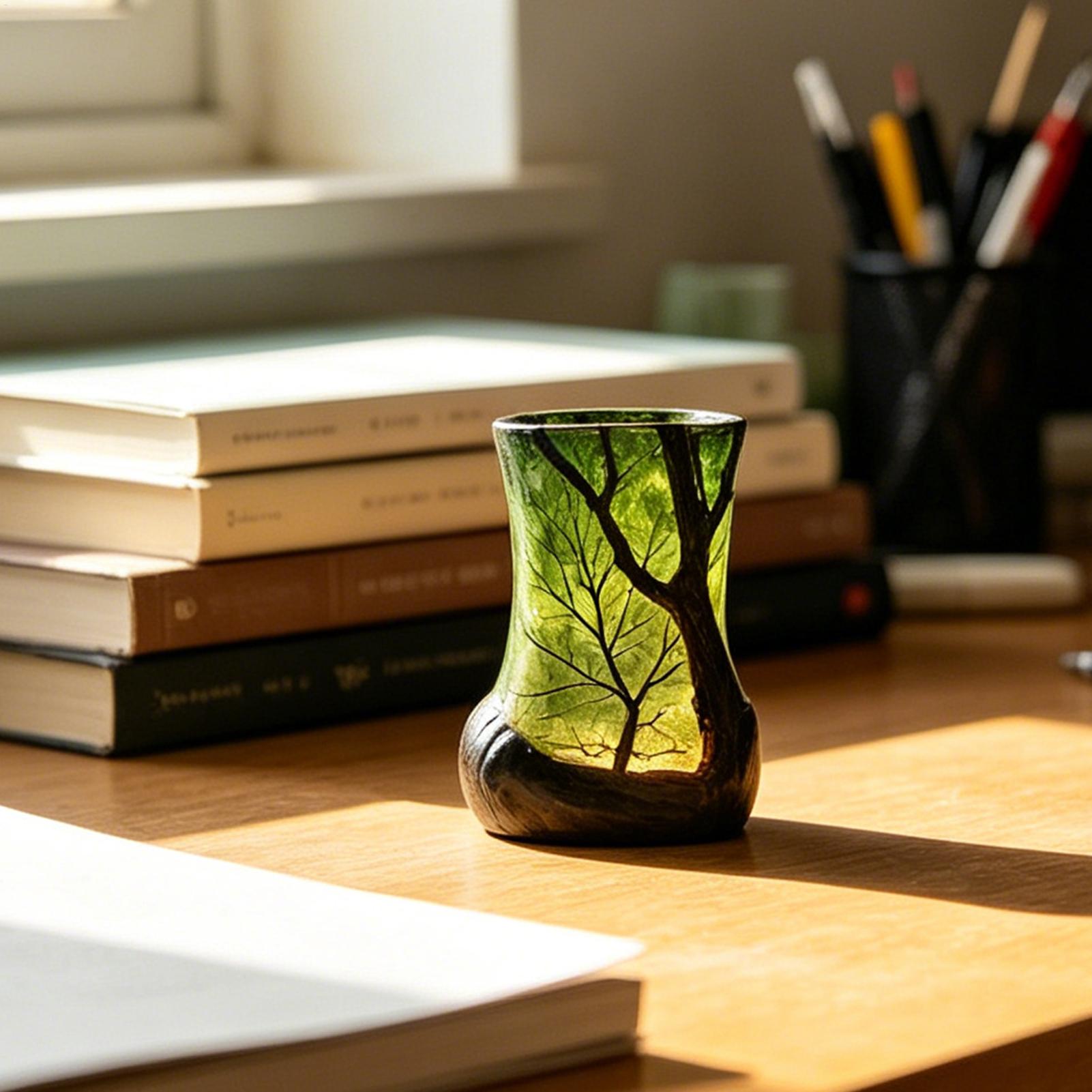 Bedside Table Lamp Forest Nigh - đánh giá và giá Home Office With Bookshelves