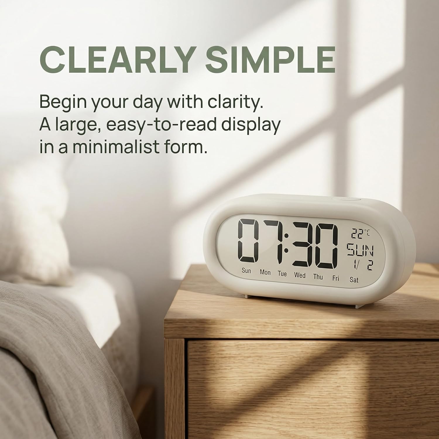 LCD Alarm Clock Digital Alarm  - đánh giá và giá Led Desk Clock