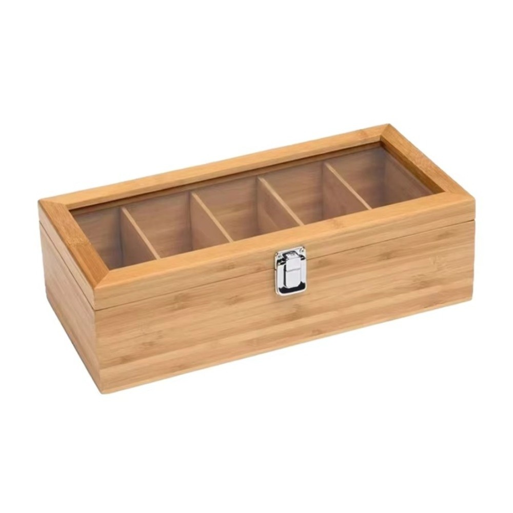 Portable Bamboo Tea bag Storag - đánh giá và giá Home Office Bagas