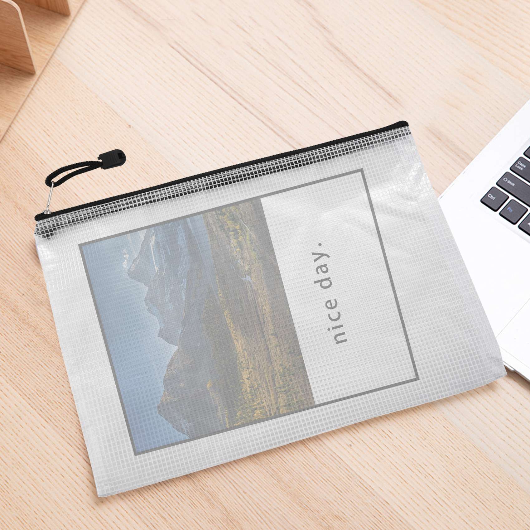 A01E-20Pcs B5 Zipper Document  - đánh giá và giá Home Office Bagas
