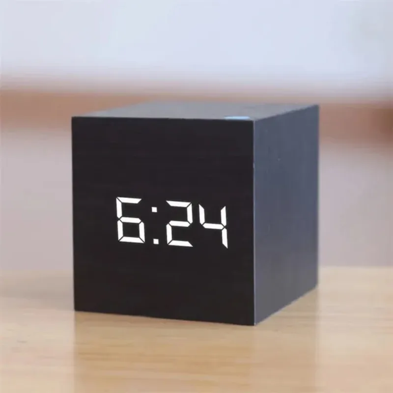 Voice Control Digital Electron - đánh giá và giá Led Desk Clock