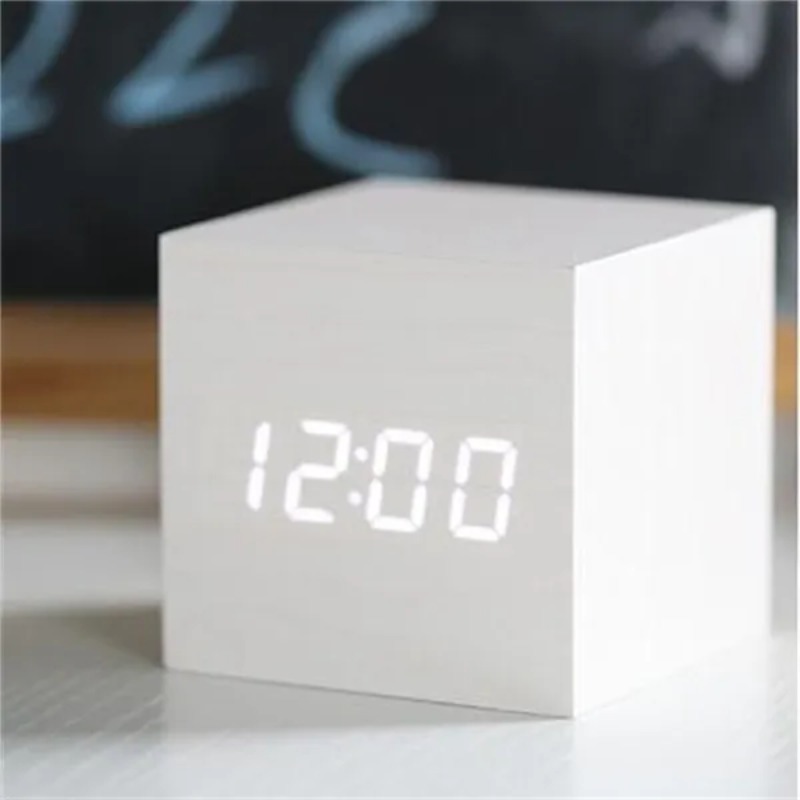 Voice Control Digital Electron - đánh giá và giá Led Desk Clock