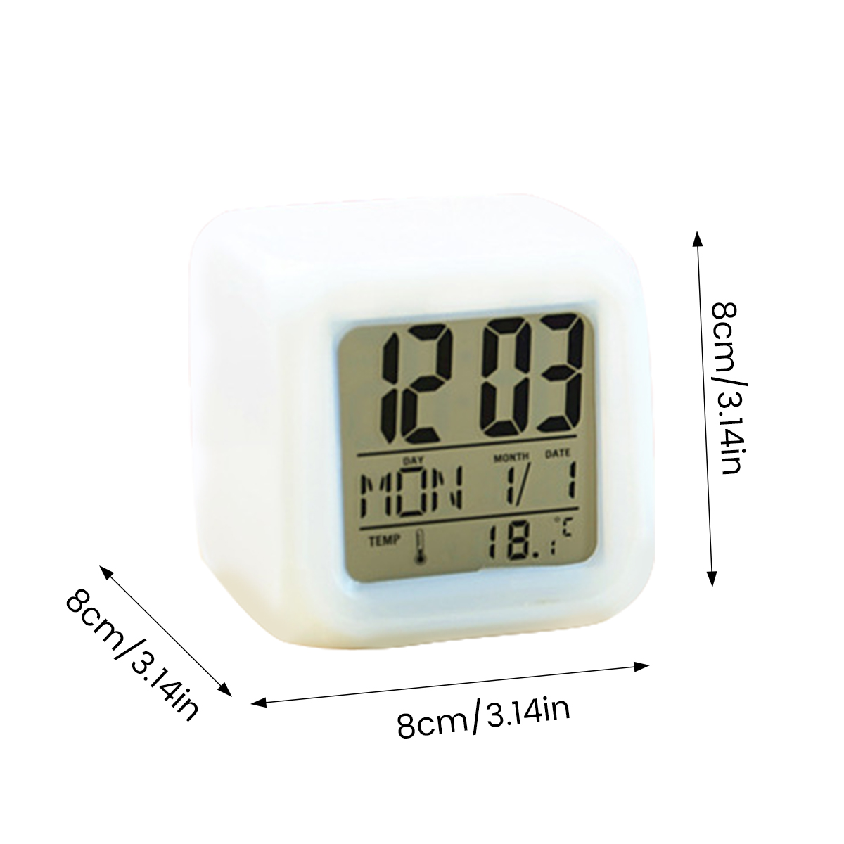 LED Digital Alarm Clock  Mini  - đánh giá và giá Led Desk Clock