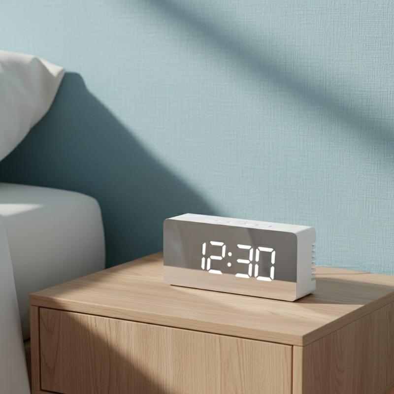 Digital Alarm Clock LED Electr - đánh giá và giá Led Desk Clock