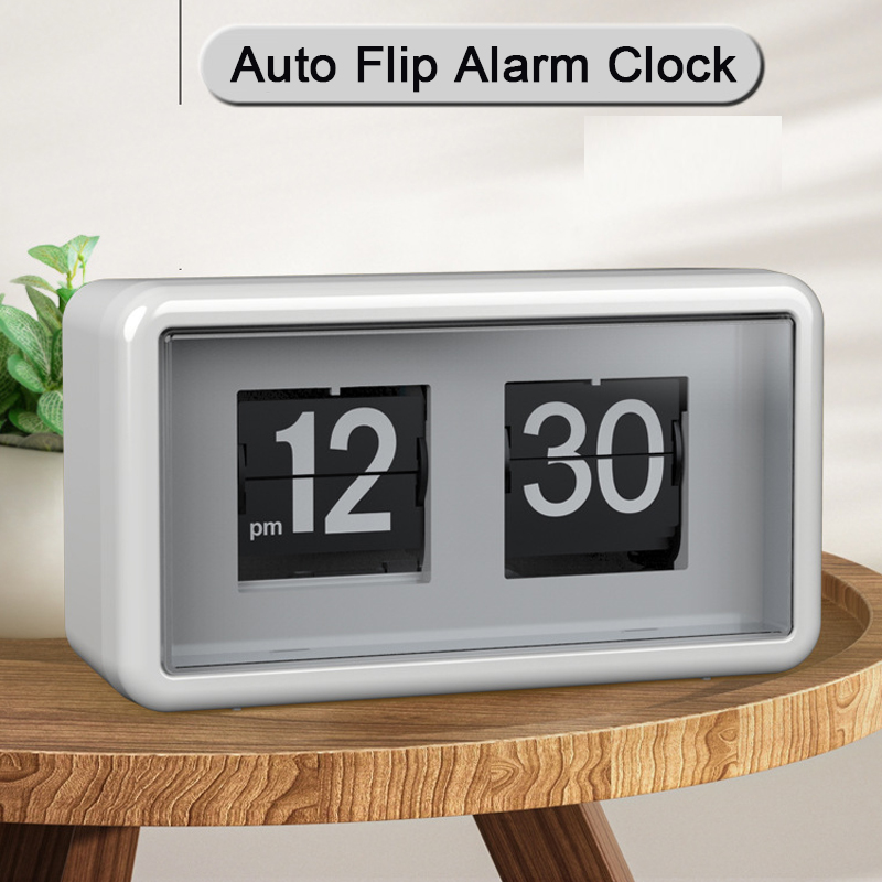 Auto Flip Alarm Clock Time Dis - đánh giá và giá Led Desk Clock