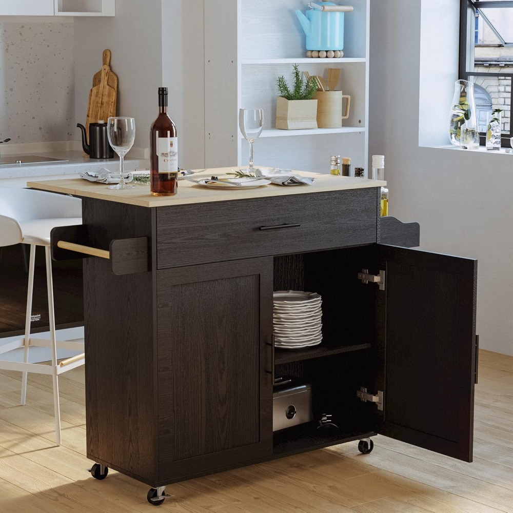 Rolling Kitchen Island Cart wi - đánh giá và giá Rolling File Cart