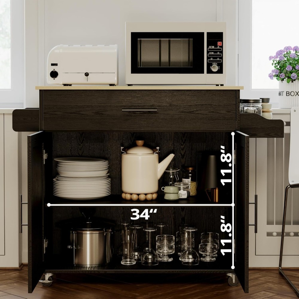 Rolling Kitchen Island Cart wi - đánh giá và giá Rolling File Cart