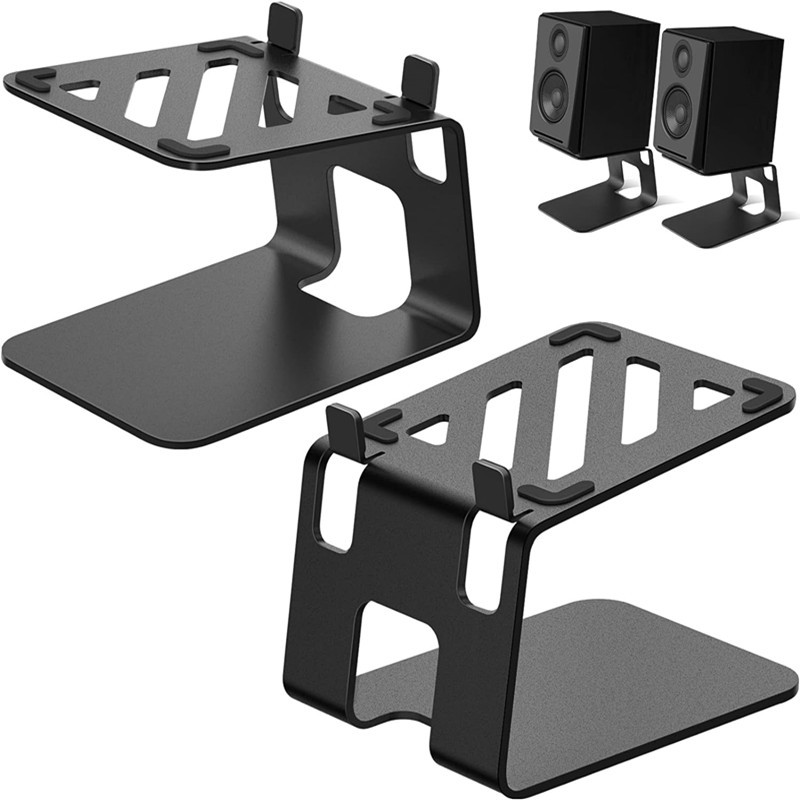 2pcs lot Desktop Speaker Stand - đánh giá và giá Monitor Riser Stand