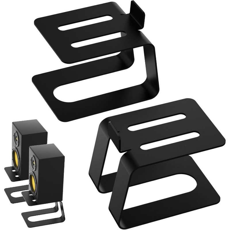 2pcs lot Desktop Speaker Stand - đánh giá và giá Monitor Riser Stand