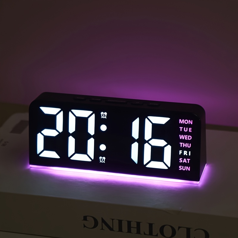 Digital LED Alarm Clock Deskto - đánh giá và giá Led Desk Clock