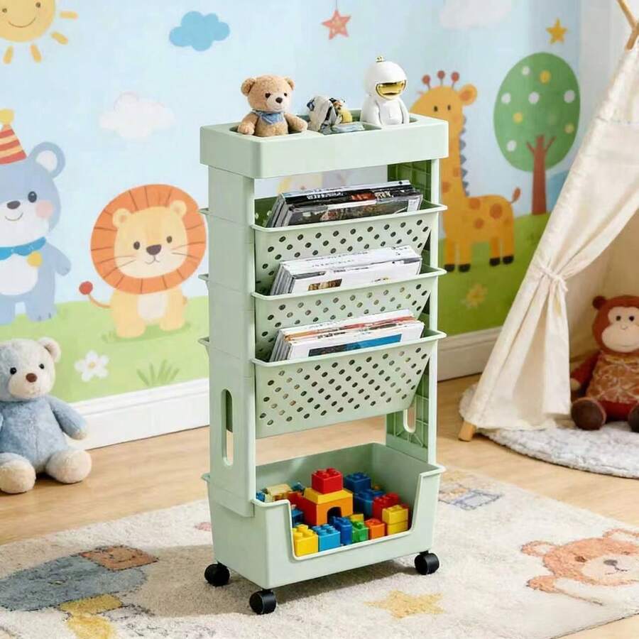 5-Tier Rolling Storage Cart Wi - đánh giá và giá Rolling File Cart