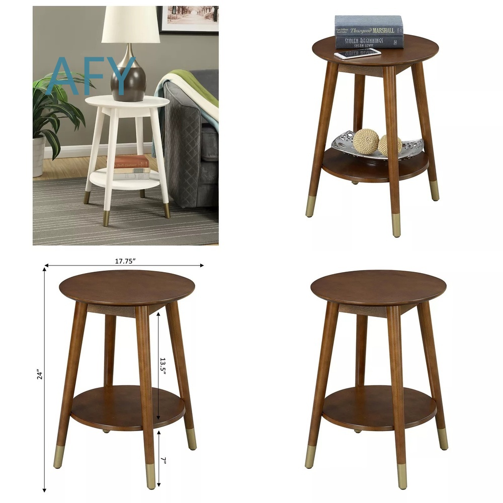 Wooden Side Table with Bottom  - đánh giá và giá Home Office Ikea