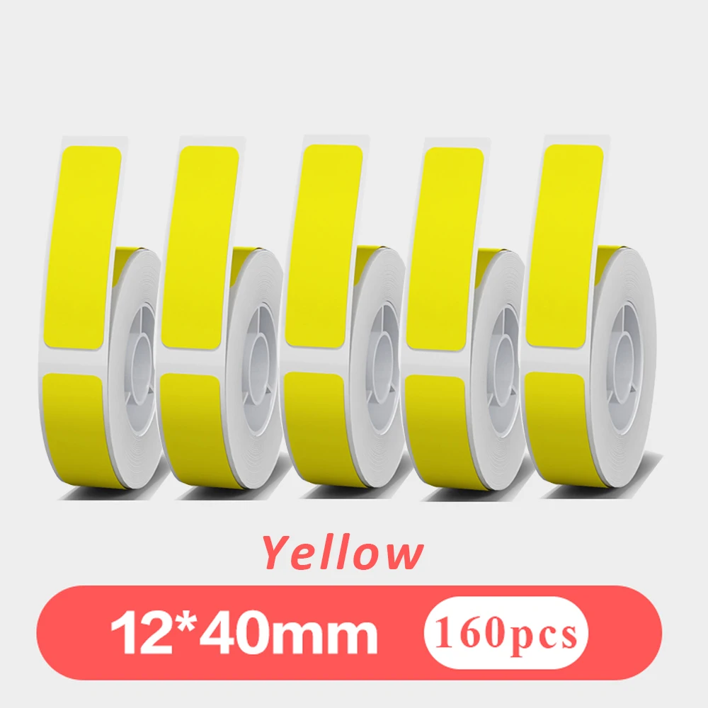 5pcs 12mmx40mm White Gap Label - đánh giá và giá Label Maker Machine