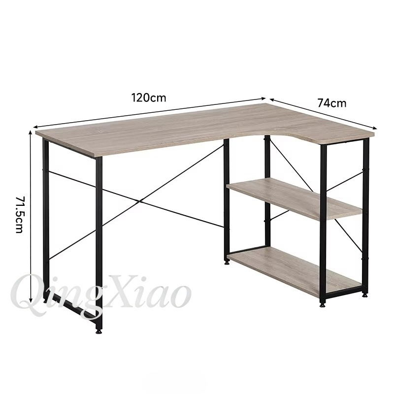 L Shaped Corner Desk With Book - đánh giá và giá Home Office With Bookshelves