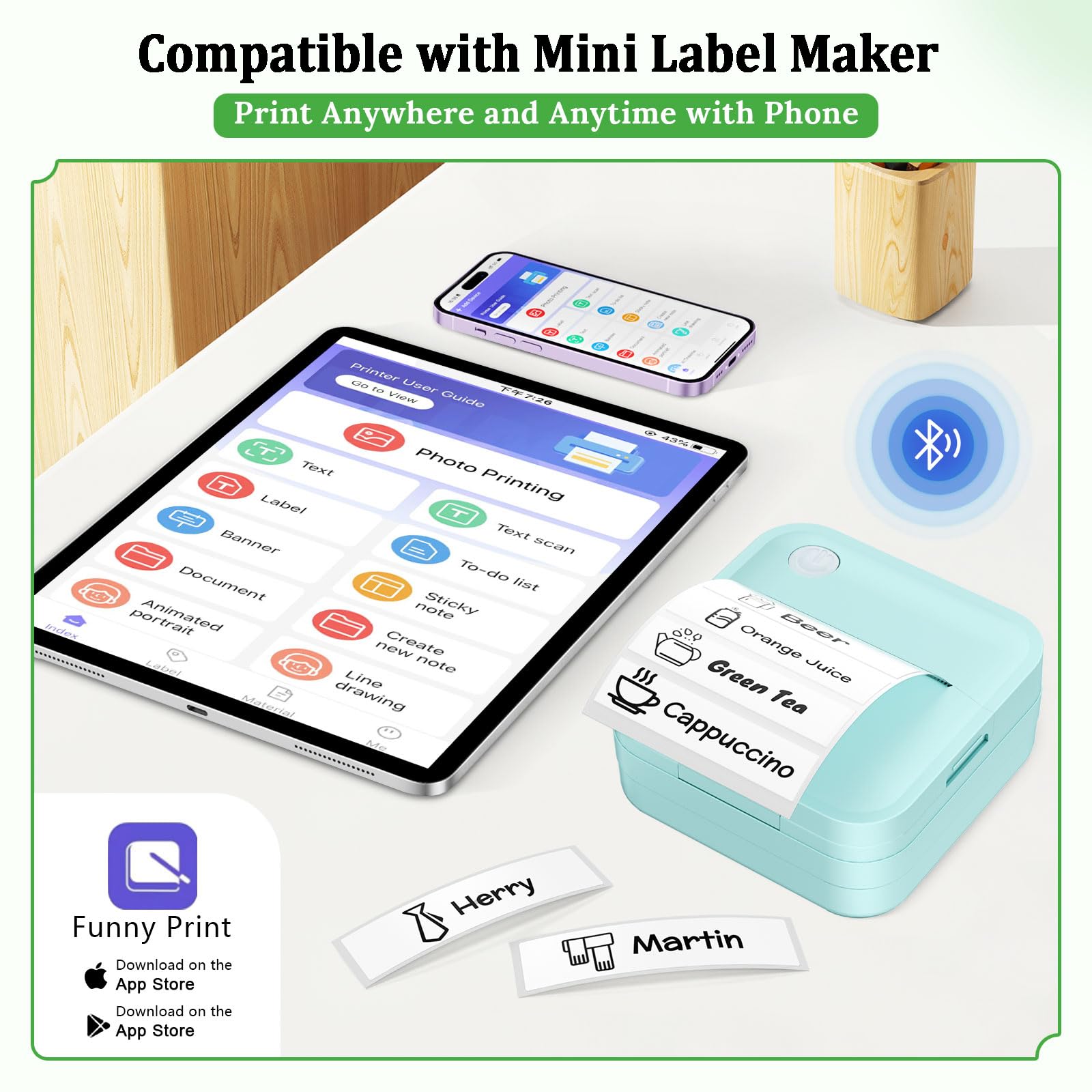 Mini Sticker Printer Label - 5 - đánh giá và giá Label Maker Machine