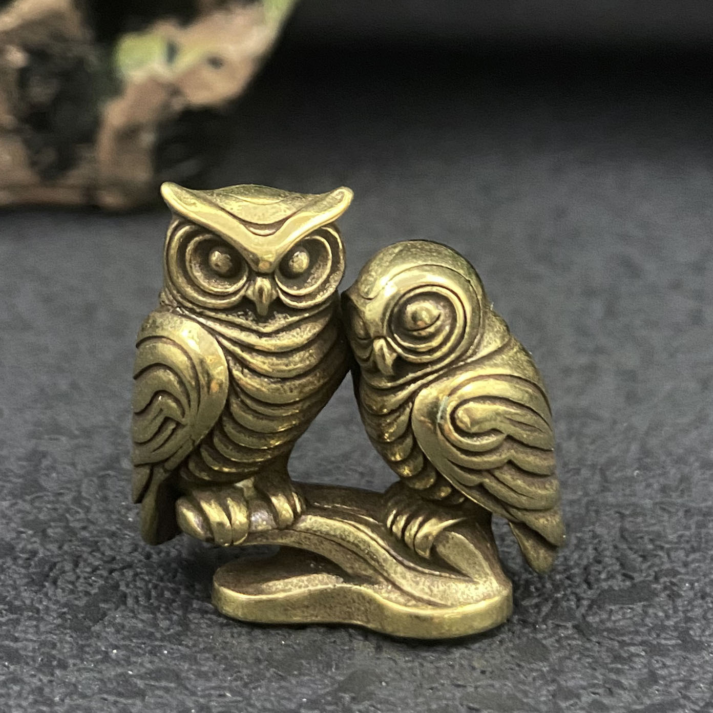 1/2 piece owl brass figurines  - đánh giá và giá Home Office With Bookshelves