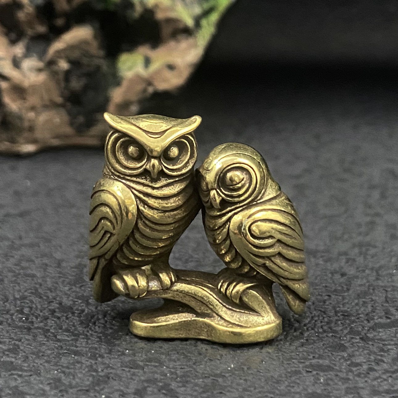 1/2 piece owl brass figurines  - đánh giá và giá Home Office With Bookshelves