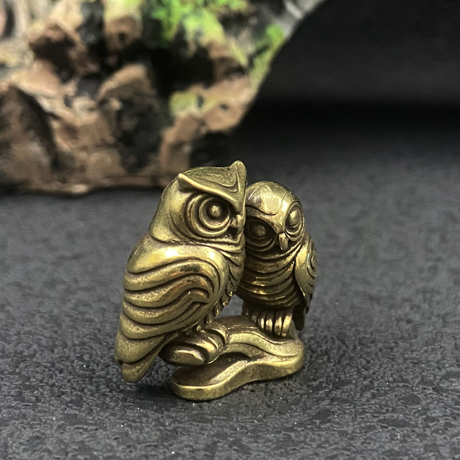 1/2 piece owl brass figurines  - đánh giá và giá Home Office With Bookshelves