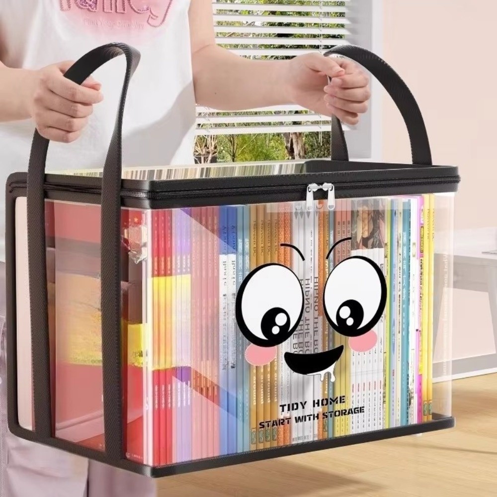 Large Square Book Storage Bag  - đánh giá và giá Home Office Bagas