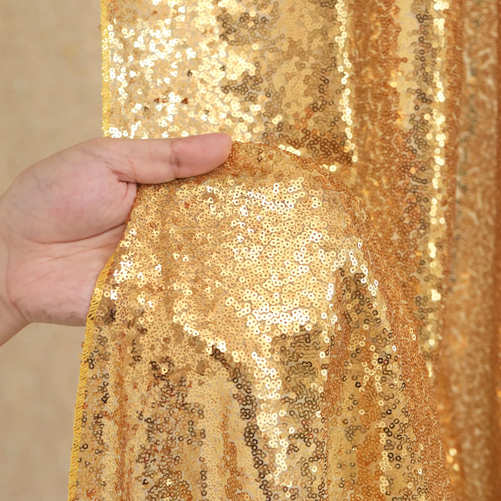 2PCS Gold Sequin Party Backdro - đánh giá và giá Home Office Backdrop
