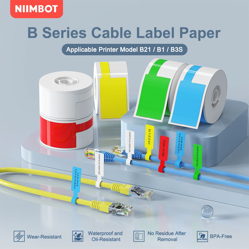 Niimbot Cable Label Portable P - đánh giá và giá Label Maker Machine