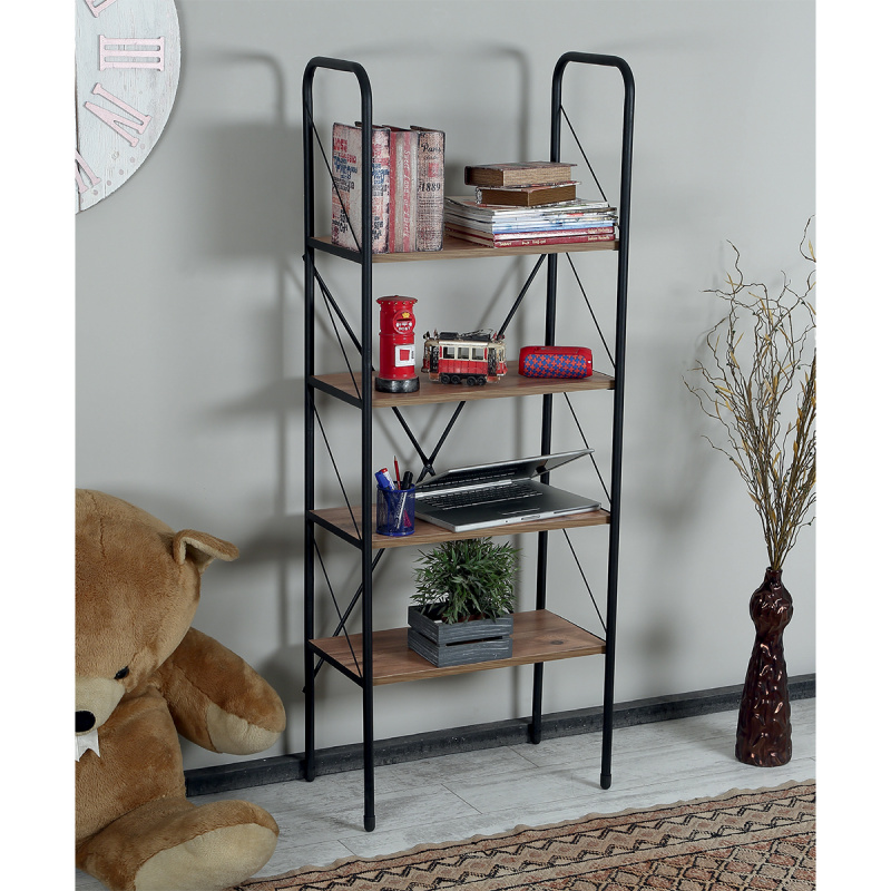 custom.Modern Industrial Metal - đánh giá và giá Home Office With Bookshelves
