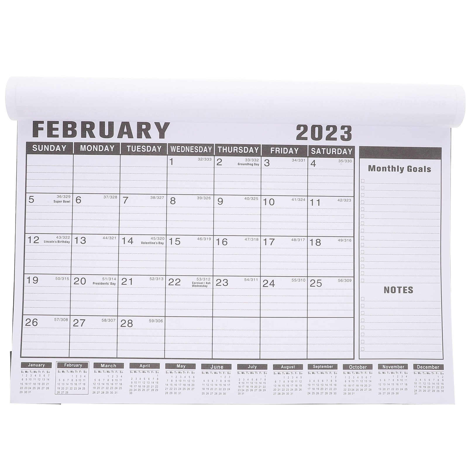English 2023 Hanging Calendar  - đánh giá và giá English Home Office