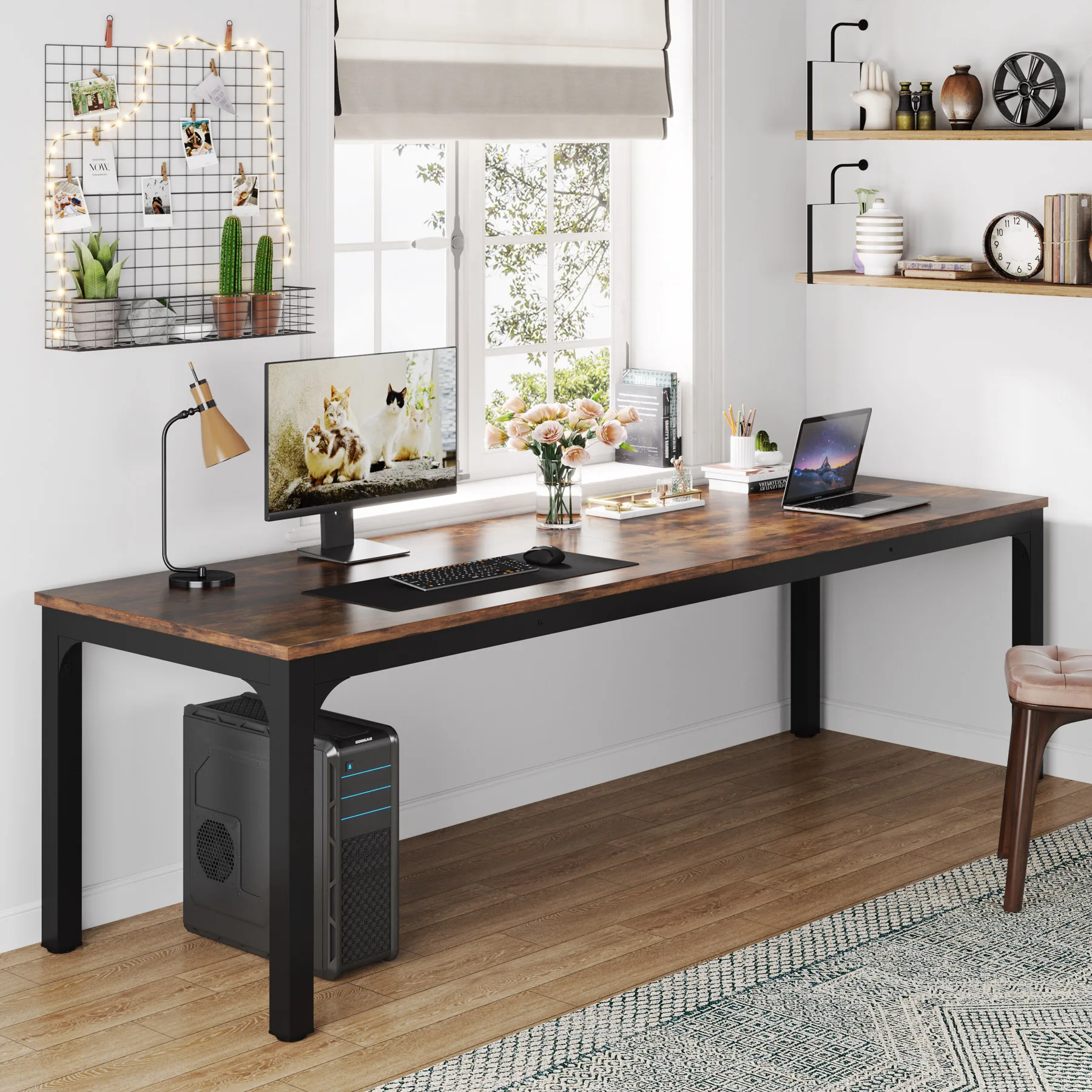 Tribesigns 78.7 Inches Extra L - đánh giá và giá Home Office Ikea