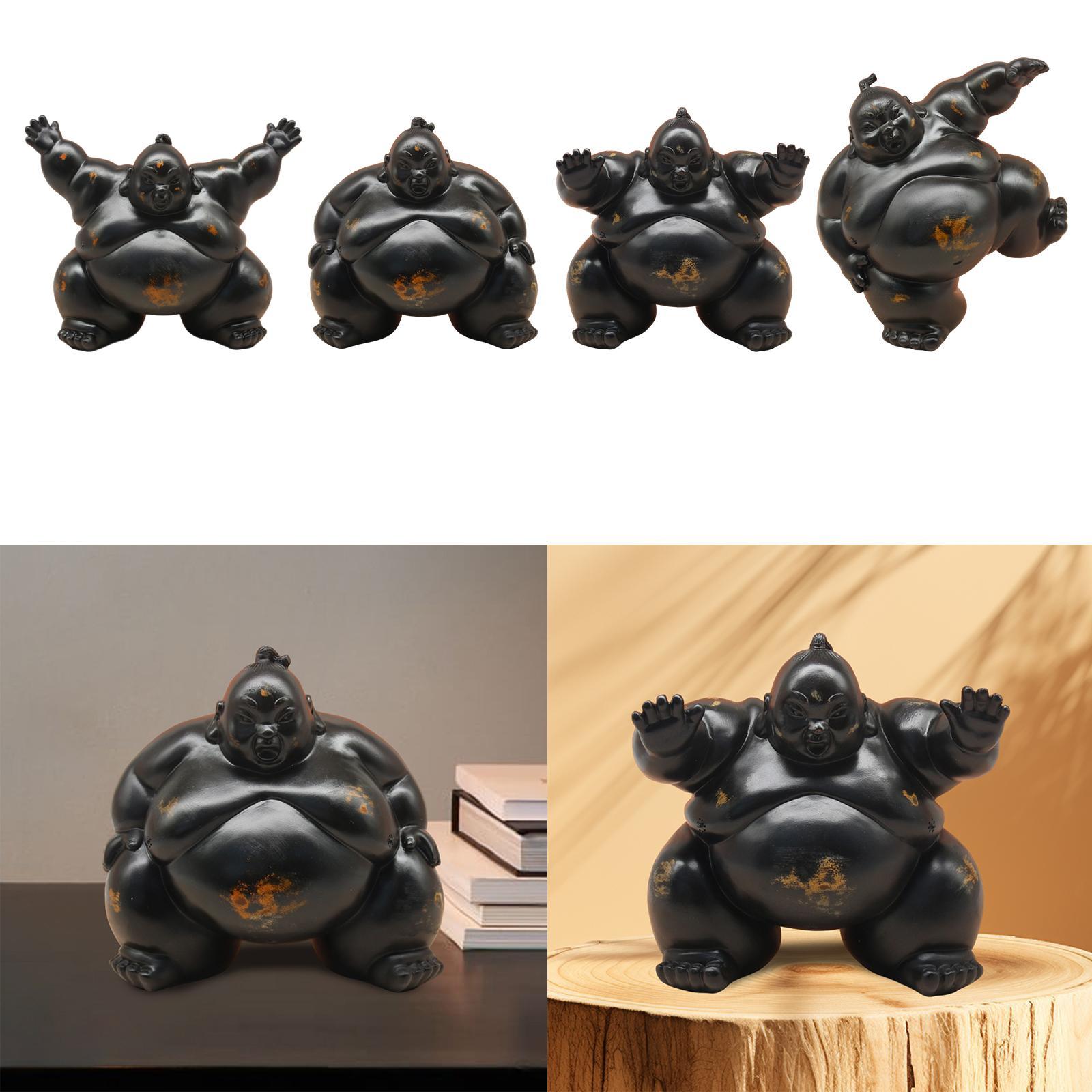 Sumo Statue Housewarming Gift  - đánh giá và giá Home Office With Bookshelves
