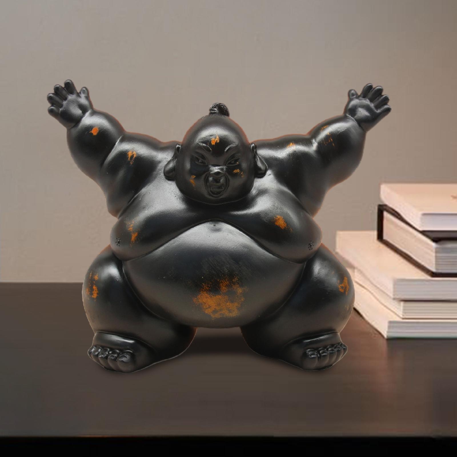 Sumo Statue Housewarming Gift  - đánh giá và giá Home Office With Bookshelves