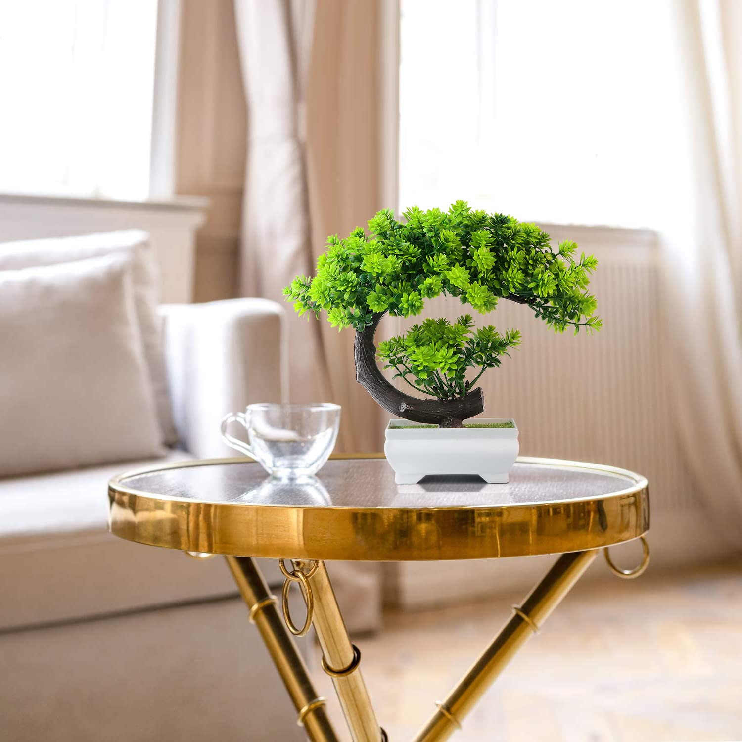 Uflower Small Artificial Plant - đánh giá và giá Home Office With Bookshelves