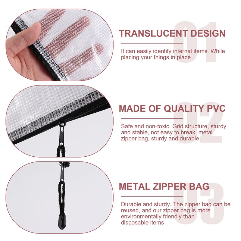Leading-18Pcs Mesh Zipper Pouc - đánh giá và giá Home Office Bagas
