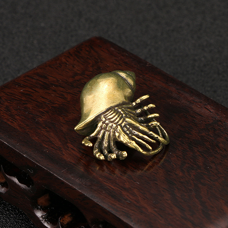 New！Vintage Brass Hermit Crab  - đánh giá và giá English Home Office