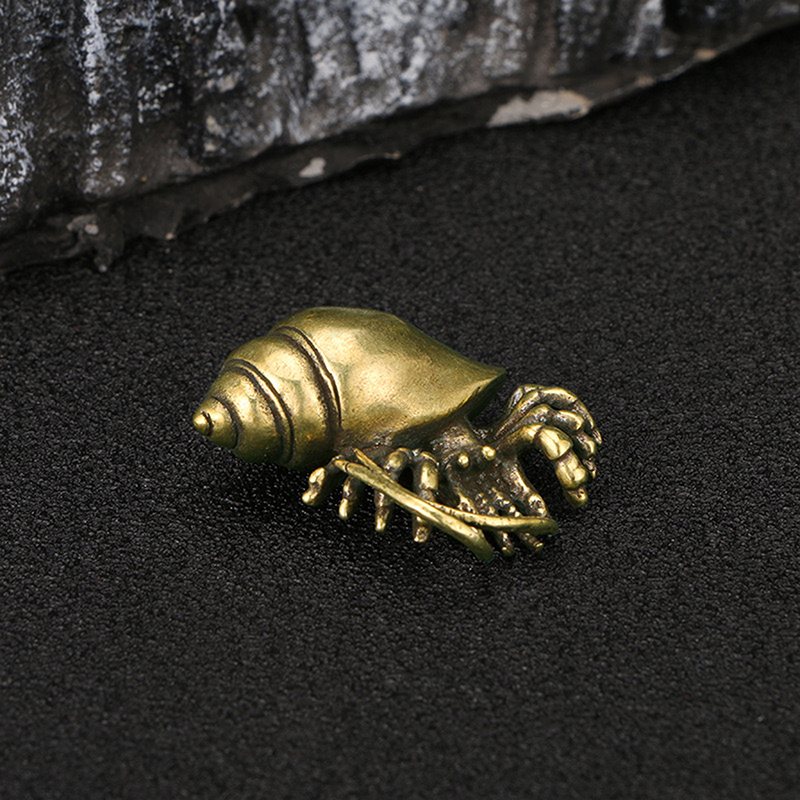 New！Vintage Brass Hermit Crab  - đánh giá và giá English Home Office