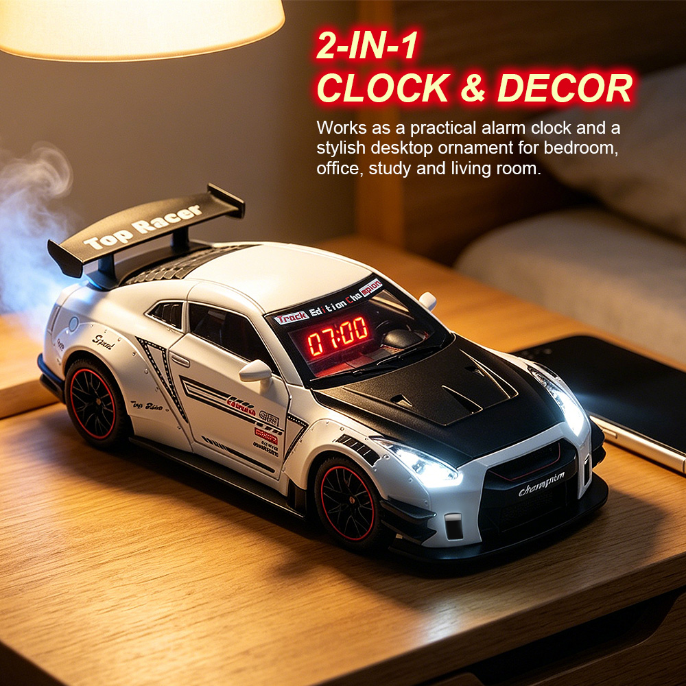1PCS Rechargeable Hypercar Mod - đánh giá và giá Led Desk Clock