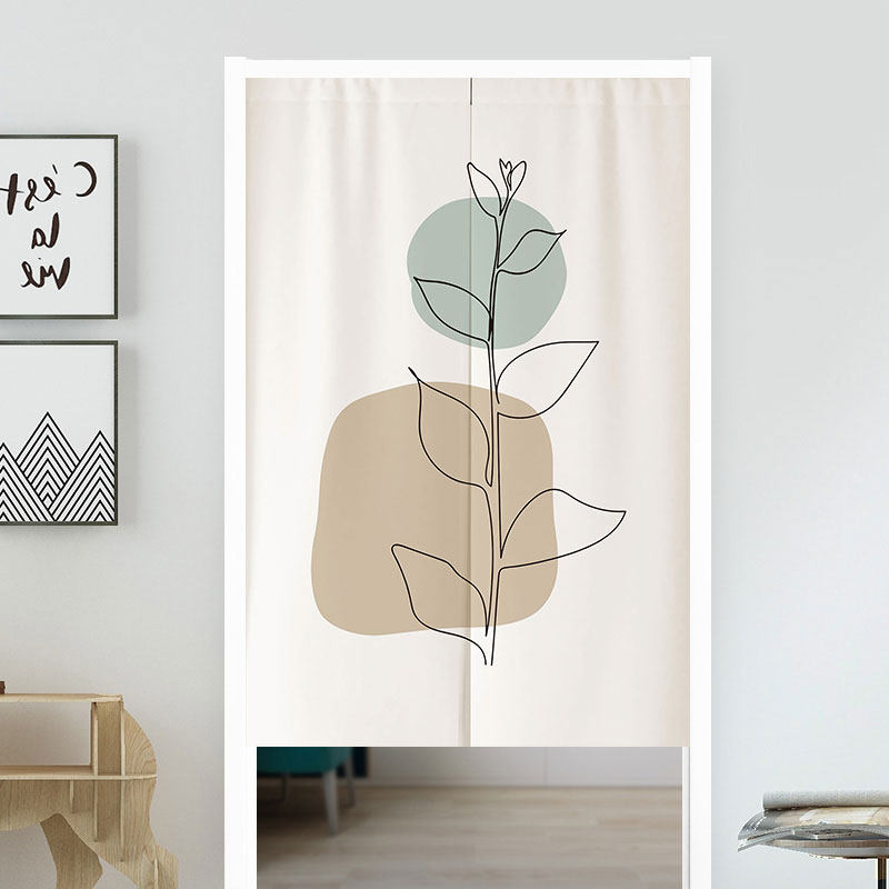 VIKAMA Boho Green Leaf Print N - đánh giá và giá Home Office Japandi